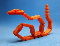 Flexi Rattlesnake 3D Printer Model