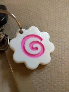 Narutomaki Keychain 3D Printer Model