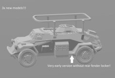 SdKfz 223 Radio/Command A/C 3D Printer Model