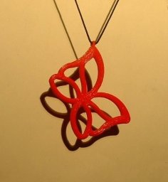 Butterfly Pendant 3D Printer Model