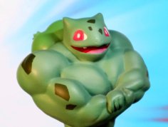 Ultra Swole Bulbasaur 3D Printer Model