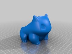 Bulbasaur Planter High Res 3D Printer Model