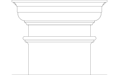 File dxf del pilastro dell'architettura