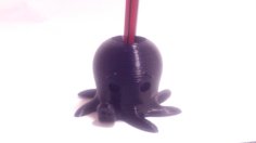 Cute Octopus Pen Holder 3D Printer Model