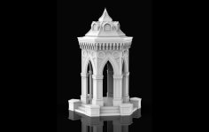 Fountain Gazebo Repaired 3D Printer Model