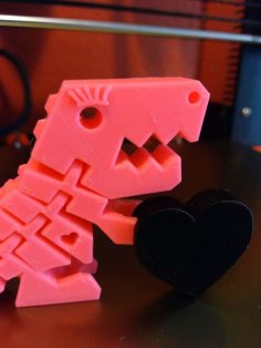 Heart And Flower For Flexi And Flexina 3D Printer Model