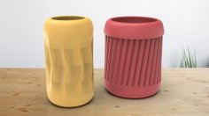 Decorative Plant Vase Pot 3D Printer Model