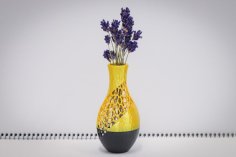 Voronoi Flower Vase 3D Printer Model