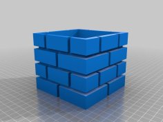 Super Mario Bros Brick Container 3D Printer Model