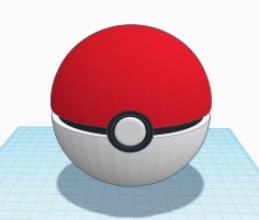 Pokeball – Solid 3D Printer Model