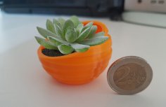 Sphere Wave Planter 3D Printer Model