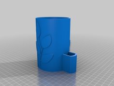 Plant Pot Self Watering – Basil Theme 3D Printer Model