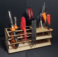 Laser Cut Multi Tool Hobby Rack