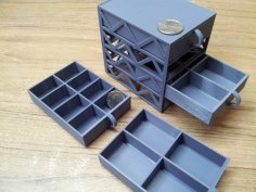 Mini Drawers Stackable 3D Printer Model