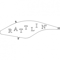 Файл приманки rattlin 'dxf
