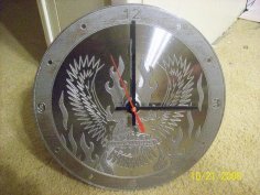 Eagle Clock DXF-Datei