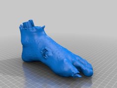 Halloween Bloody Foot 3D Printer Model