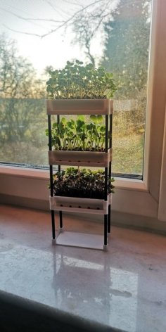 Modular Garden | Mini Vertical Farm | Microgreens 3D Printer Model