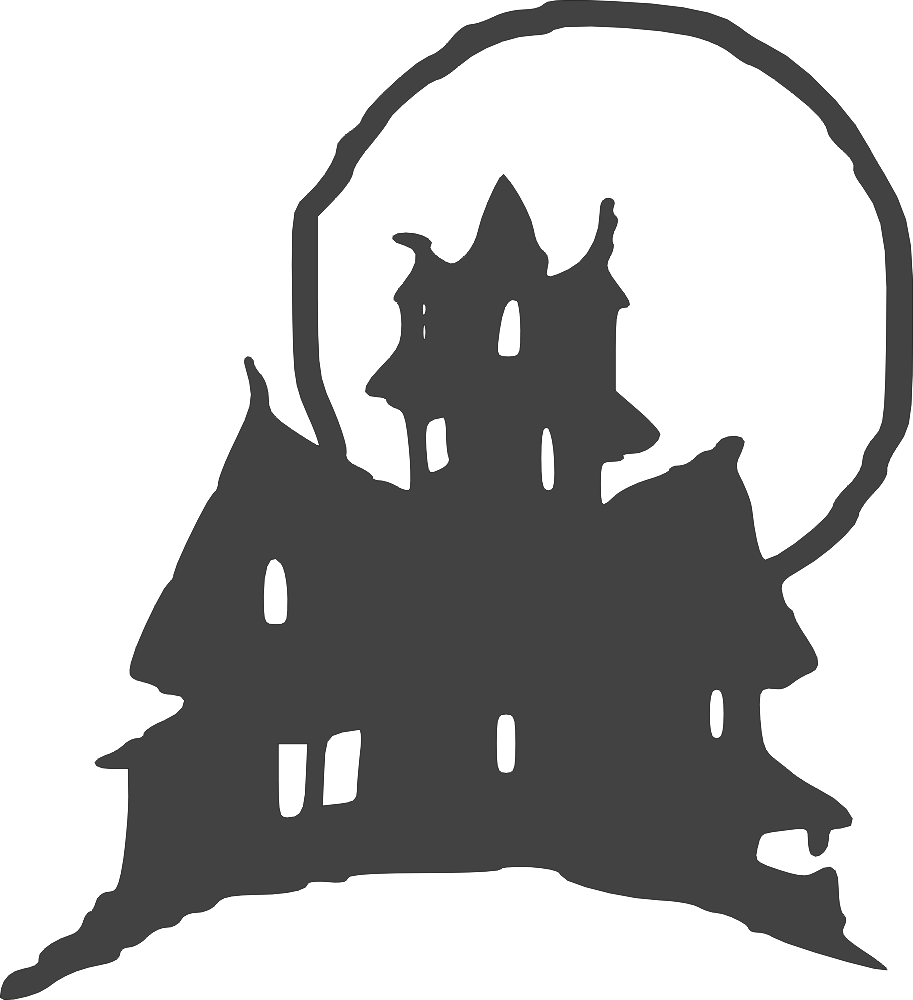 Halloween Clipart Castle DXF File