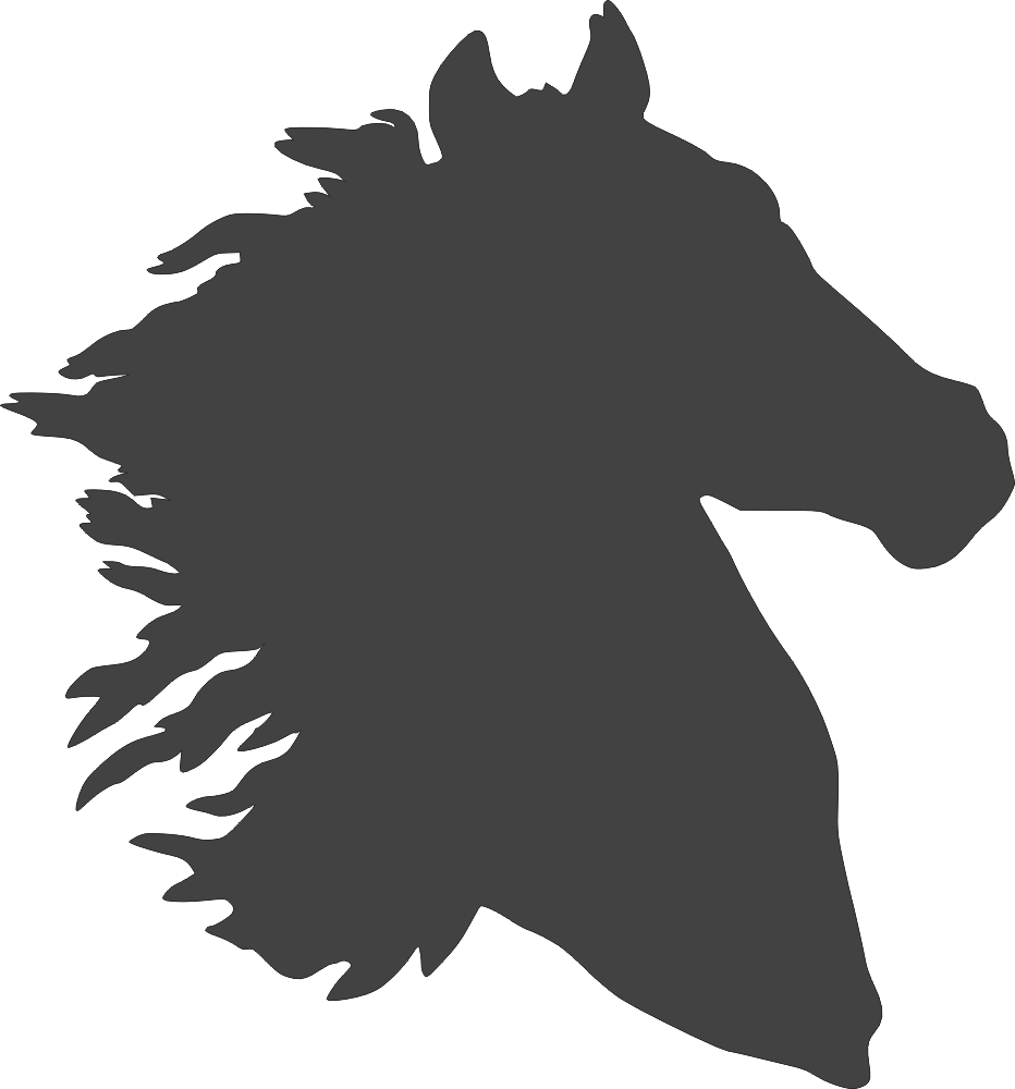 Horse Silhouette 2 DXF File
