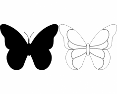 Papillon 28 fichier dxf