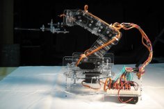 Laser Cut Open Source Robotic Arm