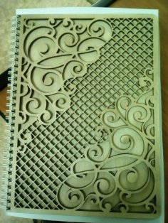 Laser Cut Book Cover