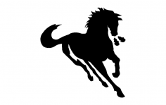 Tập tin dxf Horse Running