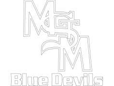 ملف Bluedevils dxf