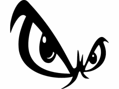Средние глаза dxf-файл