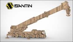 Laser Cut Mobile Crane – SANTIN