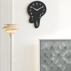 Laser Cut Salvador Dali Melting Wall Clock