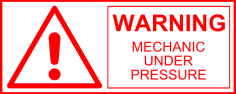 Warning Sign dxf File