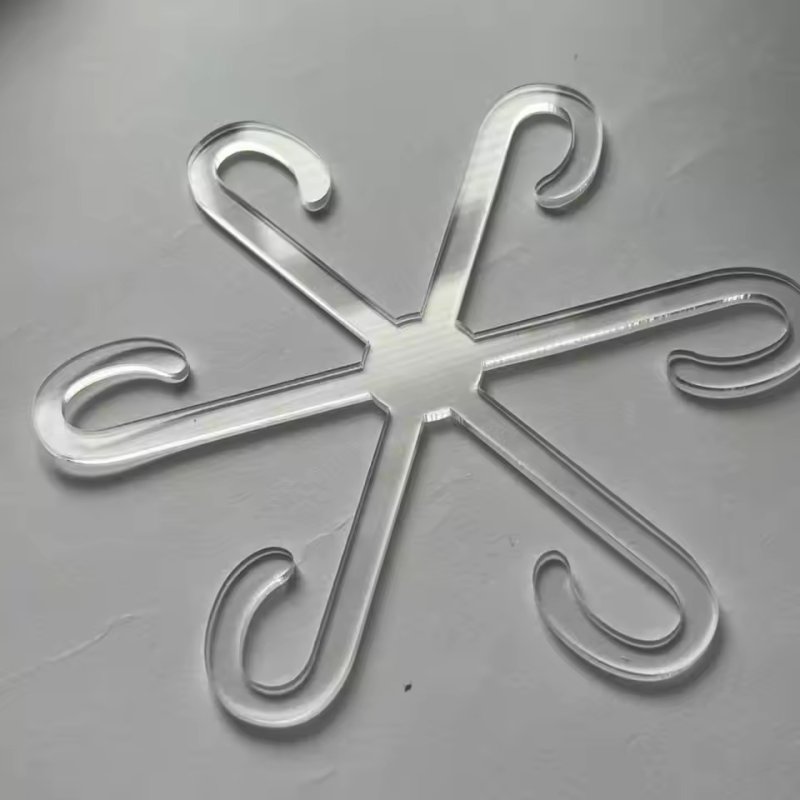Laser Cut Plant Stem Support Clips Clear Acrylic Plant Holders