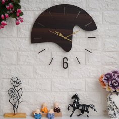 Laser Cut Unique Wall Clock