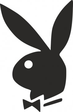 Playboy bunny logo plik dxf