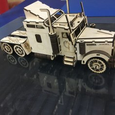 Modelo de quebra-cabeça 3D de caminhão Kenworth W900S