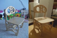Laser Cutting Baby Chair DXF File