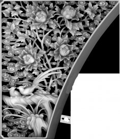 Image en niveaux de gris pour la sculpture CNC