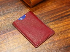 Laser Cut Leather Card Holder Free Vector