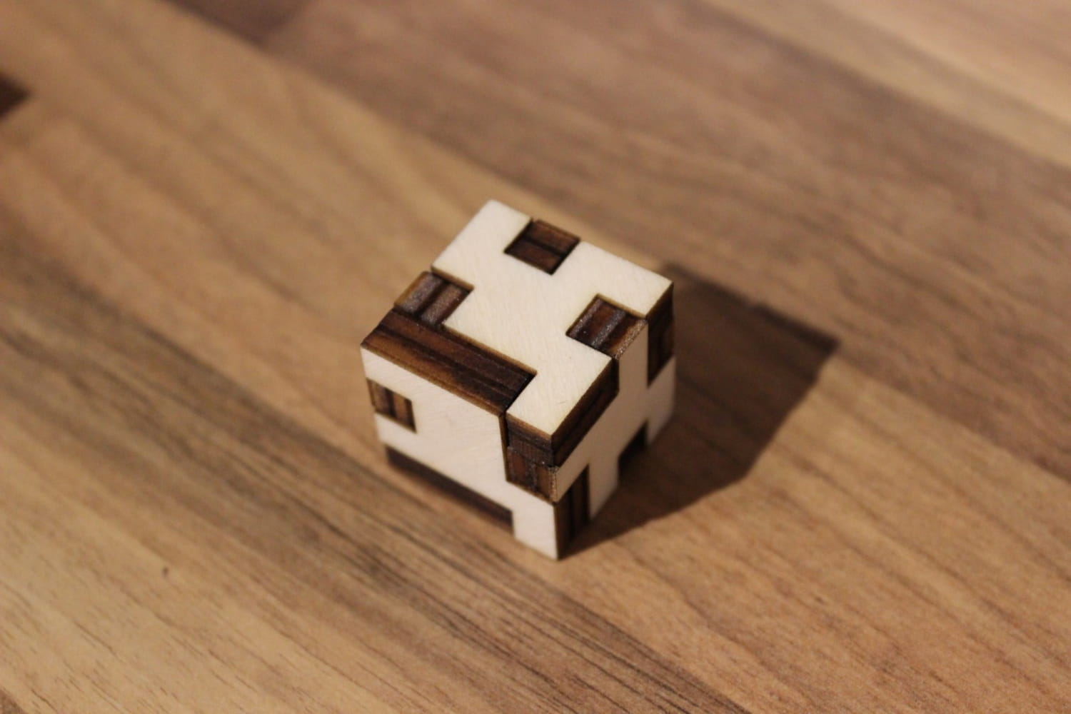 Laser Cut Wooden Cube Puzzle Box SVG File