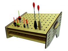 Laser Cut Fishing Float Storage Stand 25×35 DXF File