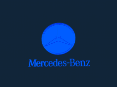 Plik stl logo Mercedes Benz