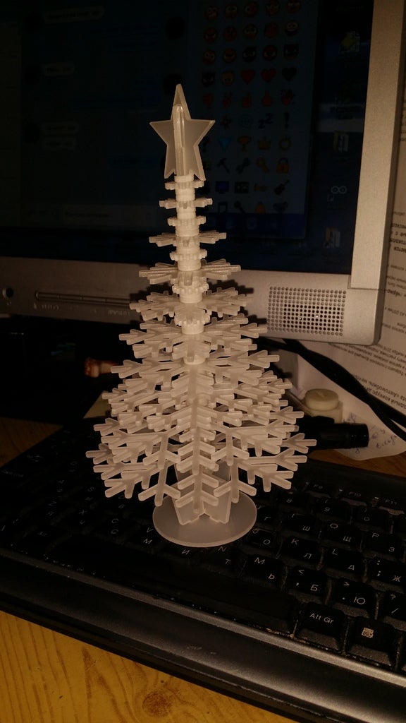 Laser Cut Christmas Tree 2mm Acrylic Free Vector