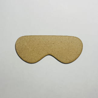 Laser Cut Eye Mask Wood Blank Cutout Free Vector