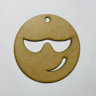 Laser Cut Smiley Face Sign Free Vector
