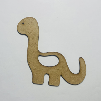 Laser Cut Unfinished Wood Brontosaurus Cutout Craft Free Vector