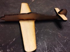 Laser Cut Simple Toy Aircraft DXF File