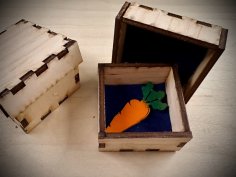 Laser Cut Carrot In A Box SVG File