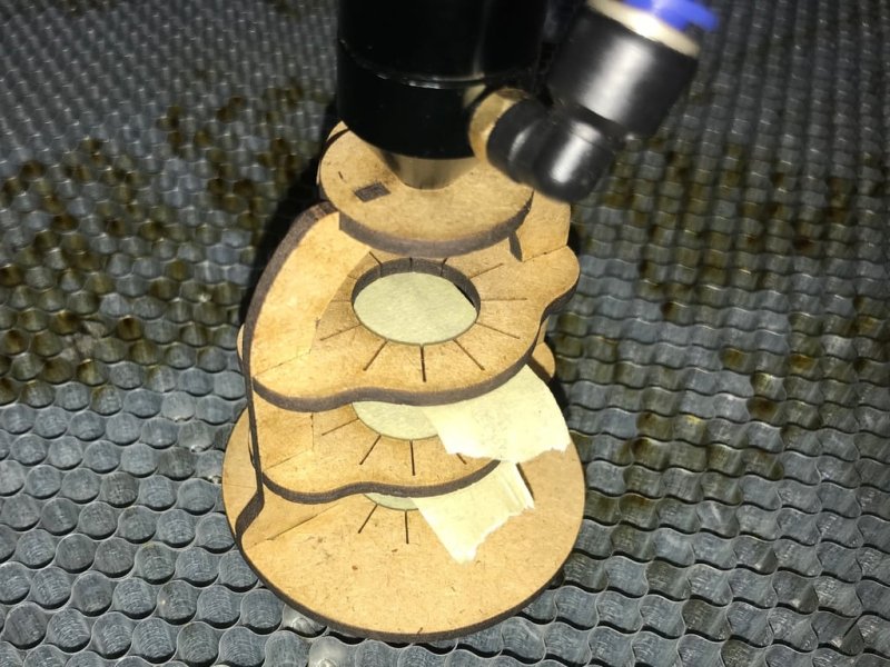 Laser Cut Laser Alignment Tool DXF File